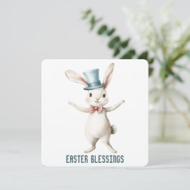 Cartão De Agradecimento Placa de Saudação de Bênçãos de páscoa