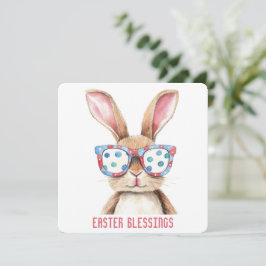 Cartão De Agradecimento Placa de Saudação de Bênçãos de páscoa