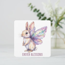 Cartão De Agradecimento Placa de Saudação de Bênçãos de páscoa