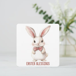 Cartão De Agradecimento Placa de Saudação de Bênçãos de páscoa