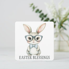 Cartão De Agradecimento Placa de Saudação de Bênçãos de páscoa