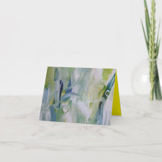 Cartão De Agradecimento Placa de saudação de design abstrato