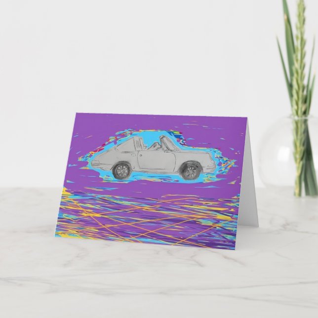 Cartão De Agradecimento Placa de saudação de vazio (Frente)