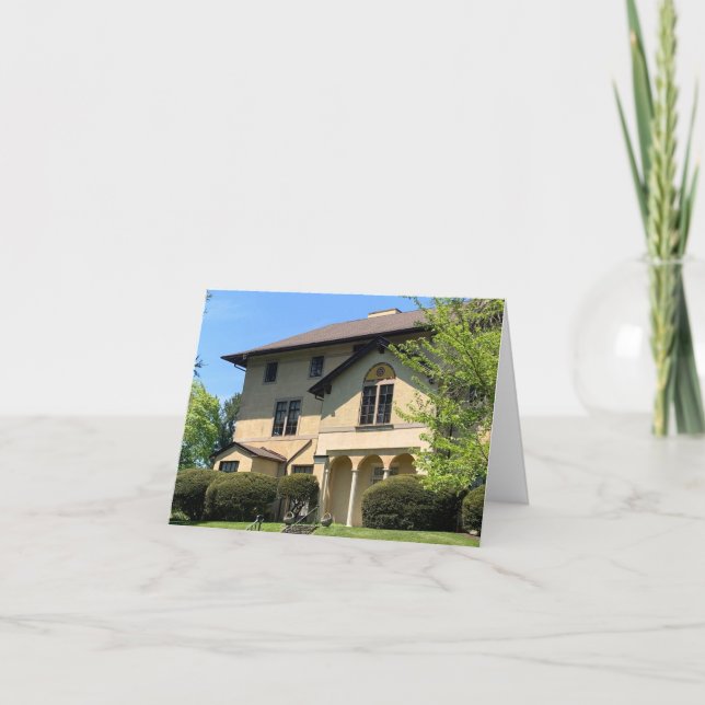 Cartão De Agradecimento Placa de saudação dobrada, pequena, 4" x 5,6" (Frente)