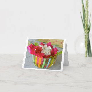 Cartão De Agradecimento Placa de saudação dobrada, pequena, 4" x 5,6"