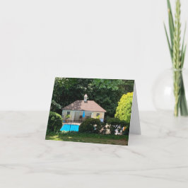 Cartão De Agradecimento Placa de saudação dobrada, pequena, 4" x 5,6"