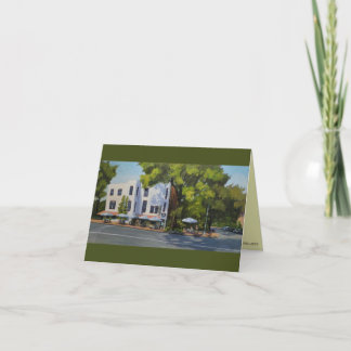 Cartão De Agradecimento Placa de Vazio de vinho e manteiga