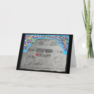 Cartão De Agradecimento Placa de Vazio dobrada