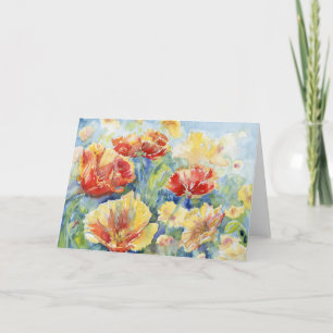 Cartão De Agradecimento Placa de Vazio "Poppies VII"