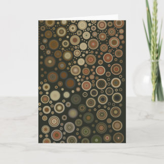 Cartão De Agradecimento Placa dobrada em espiral de pintura de pintura do