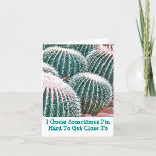 Cartão De Agradecimento Placa, "Duro Para Chegar Perto De"