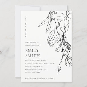 CARTÃO DE AGRADECIMENTO PLACA FLORAL DE CHÁ DE FRALDAS DE DESENHO DE LINH