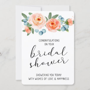 Cartão De Agradecimento Placa Parabéns chá de panela