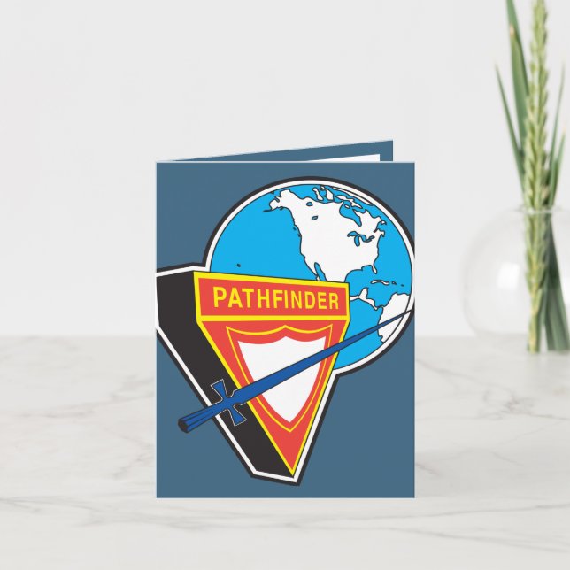 Cartão De Agradecimento Placa Pathfinder (Frente)