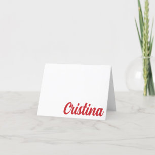 Cartão De Agradecimento Placa personalizada de Obrigado-você da Universida