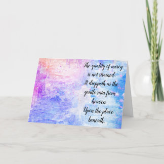 Cartão De Agradecimento Placa "Qualidade do Compaixão"