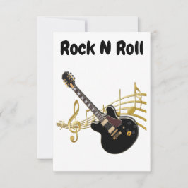 Cartão De Agradecimento Placa Roll Rock N