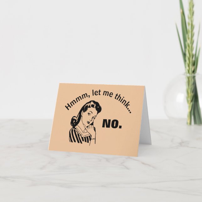 Cartão De Agradecimento Placa Sem Funny Retroativa (Frente)