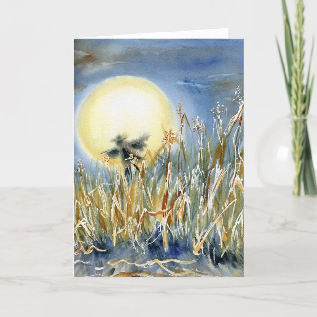 Cartão De Agradecimento Placa técnica para Vazio Sentinel espantalho (Frente)