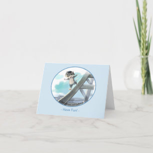 Cartão De Agradecimento Placa Torre Eiffel - Divertida (Vários Tamanhos)