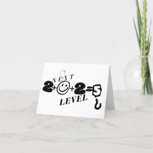 Cartão De Agradecimento Placas de Ano Novo de NÍVEL OWW PPPYY