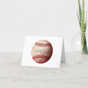 Cartão De Agradecimento Placas De Nota De Baseball Obrigado Placas despo