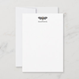 Cartão De Agradecimento Placas de Nota Personalizadas de Abelhas de Caça