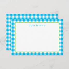 Cartão De Agradecimento Placas de Nota Personalizadas de Xadrez de Buffalo