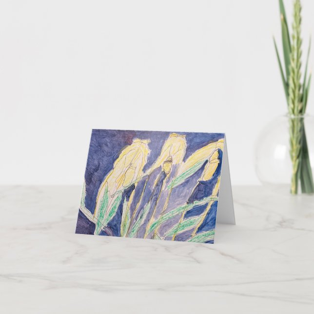 Cartão De Agradecimento Placas de vazio (Frente)