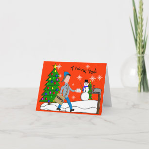 Cartão De Agradecimento Placas para Transporte de Carta "Obrigado"