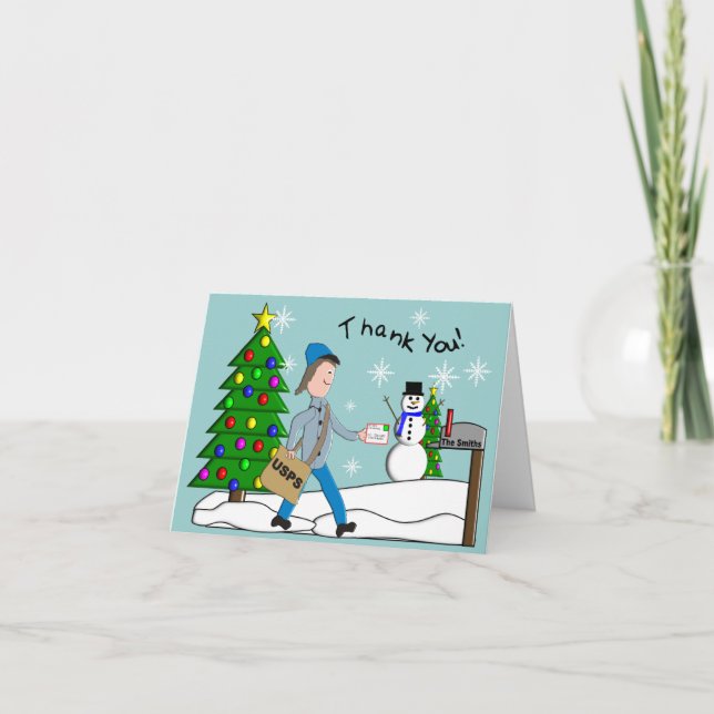 Cartão De Agradecimento Placas para Transporte de Carta "Obrigado" (Frente)