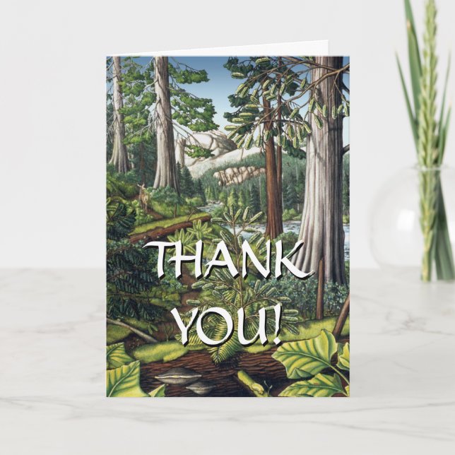 Cartão De Agradecimento Placas personalizadas de Vazio de Impressão de Art (Frente)