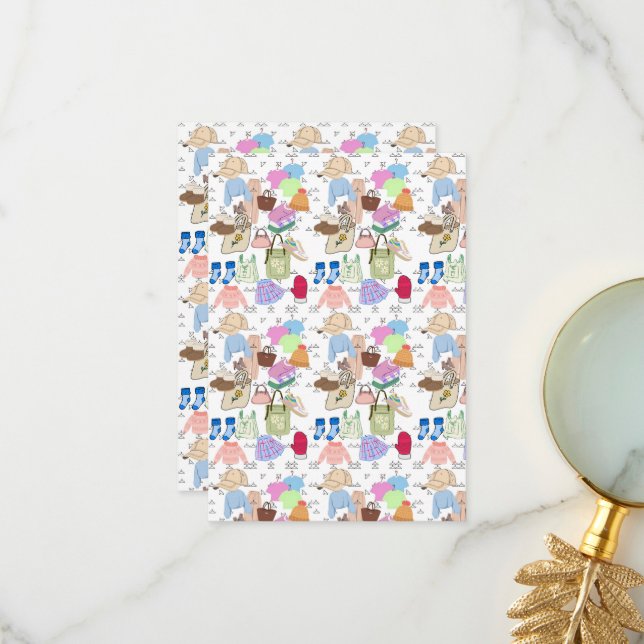 Cartão de agradecimento plano (Frente/Verso In Situ)