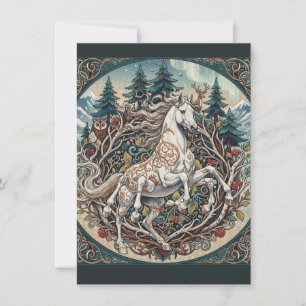 Cartão de Agradecimento Plano Sleipnir Woodland My