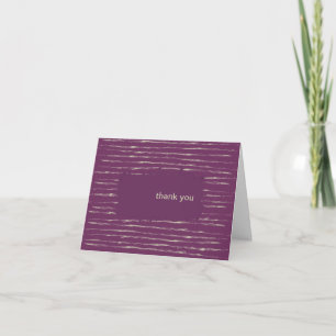 Cartão De Agradecimento Plum Thank You Note Card