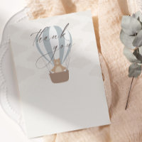 Podemos Esperar. | Baby Boy Blue Balloon Chá