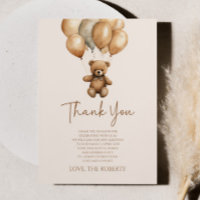 Podemos Esperar Boho Teddy Bear Chá de fraldas