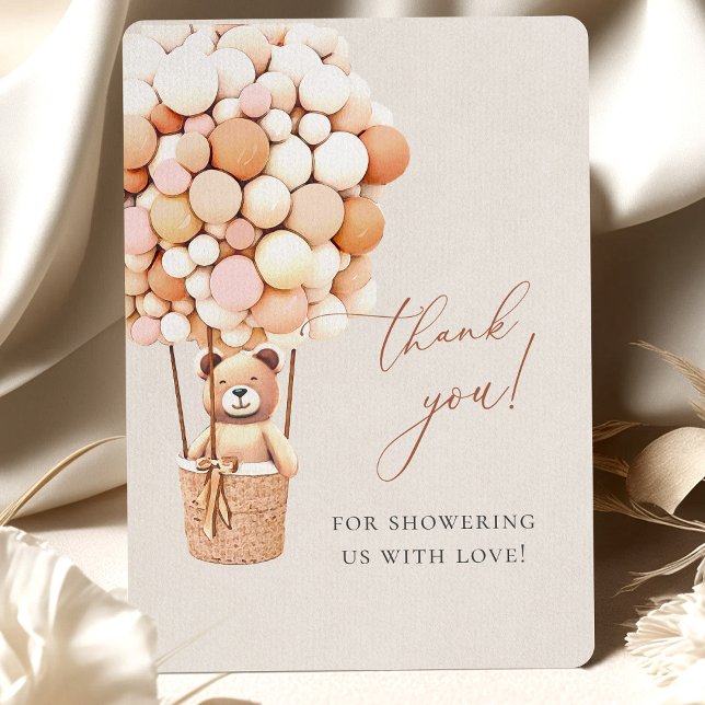 Cartão De Agradecimento Podemos Esperar! Chá de fraldas Obrigado (Criador carregado)