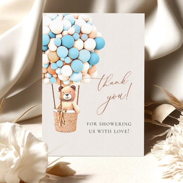 Cartão De Agradecimento Podemos Esperar! Chá de fraldas Obrigado (Criador carregado)