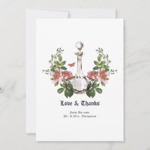 Cartão De Agradecimento Poison Lotion Halloween