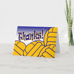 Cartão De Agradecimento Polo Água - Obrigado!