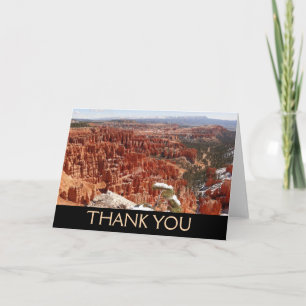 Cartão De Agradecimento Ponto de Inspiração no Bryce Canyon I