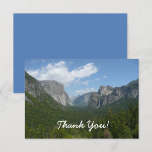 Cartão De Agradecimento Ponto de Inspiração no Parque Nacional de Yosemite