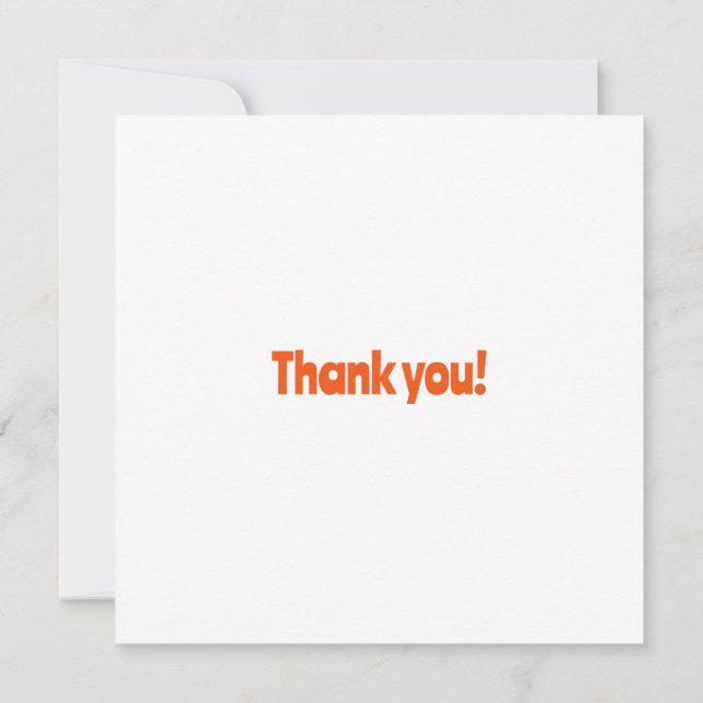 Cartão De Agradecimento Pop Art Ponytail Girl Flat Thank You Card  (Verso)