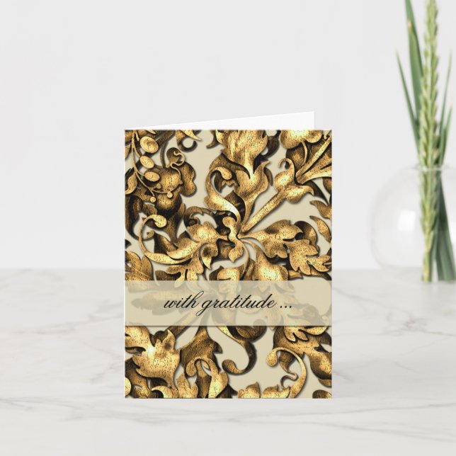 Cartão de Agradecimento por Folhagem Fabulosa (Frente)