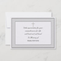 Cartão de Agradecimento por Sincronia Simples (Tex