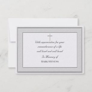 Cartão de Agradecimento por Sincronia Simples (Tex