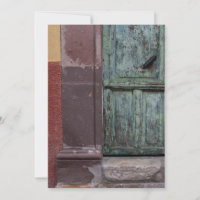 Porta de Madeira Abstrata