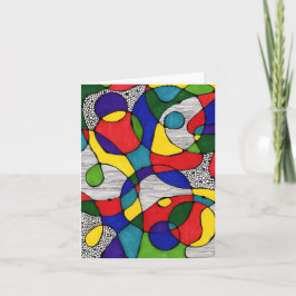 Cartão De Agradecimento Portas primárias da placa de anotação do Vazio dob