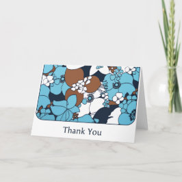 Cartão De Agradecimento Posh Floral